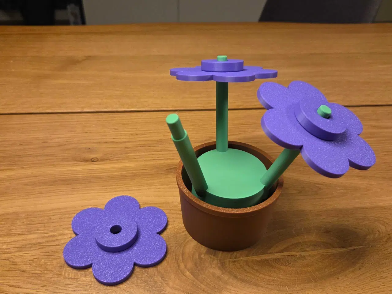 Billede 3 - LEGO-inspireret 3D-printet blomst