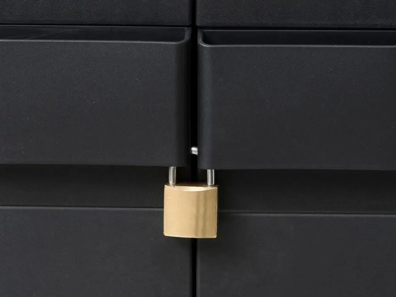 Billede 6 - Haveopbevaringsskab med 4 hylder sort