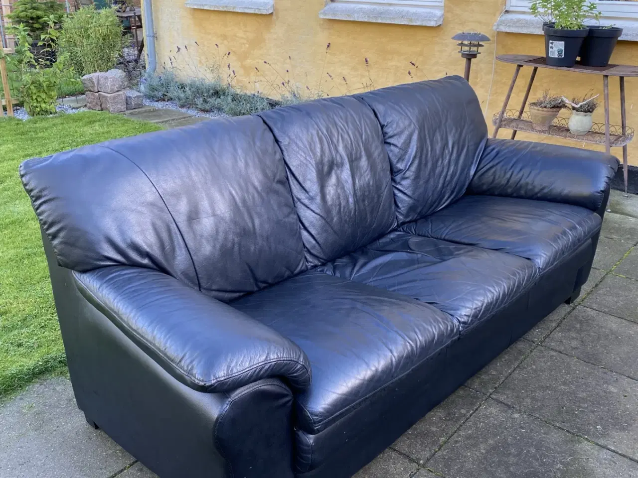 Billede 2 - lædersofa