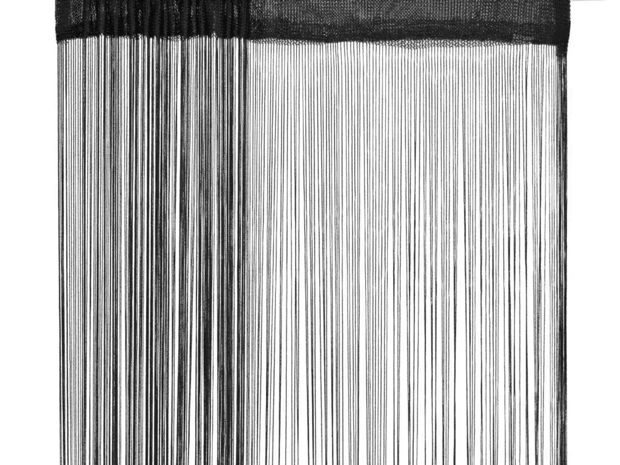 Billede 1 - Trådgardiner 2 stk. 100 x 250 cm sort