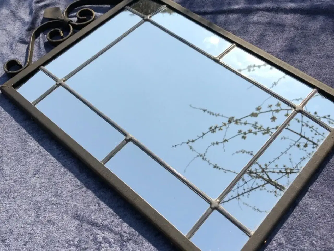 Billede 1 - Smedejernspejl – 33x53 cm