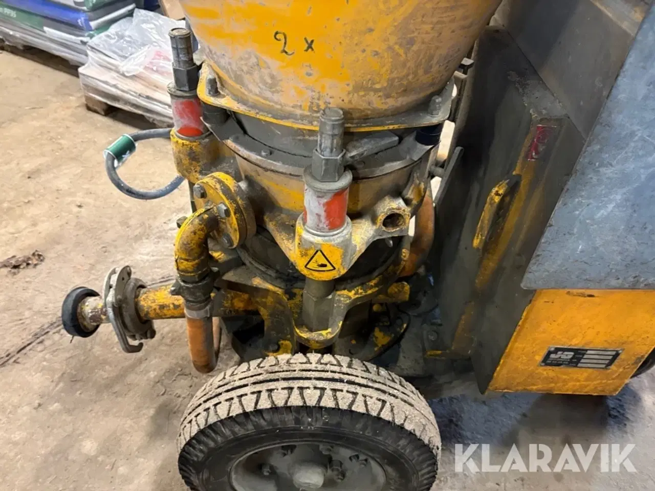 Billede 8 - Beton sprøjte Aliva SIKA 246.5 med slange