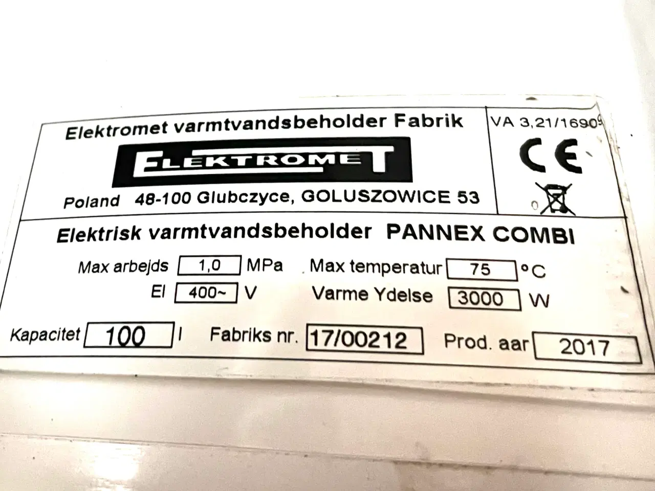 Billede 2 - Varmtvandsbeholder Pannex Combi