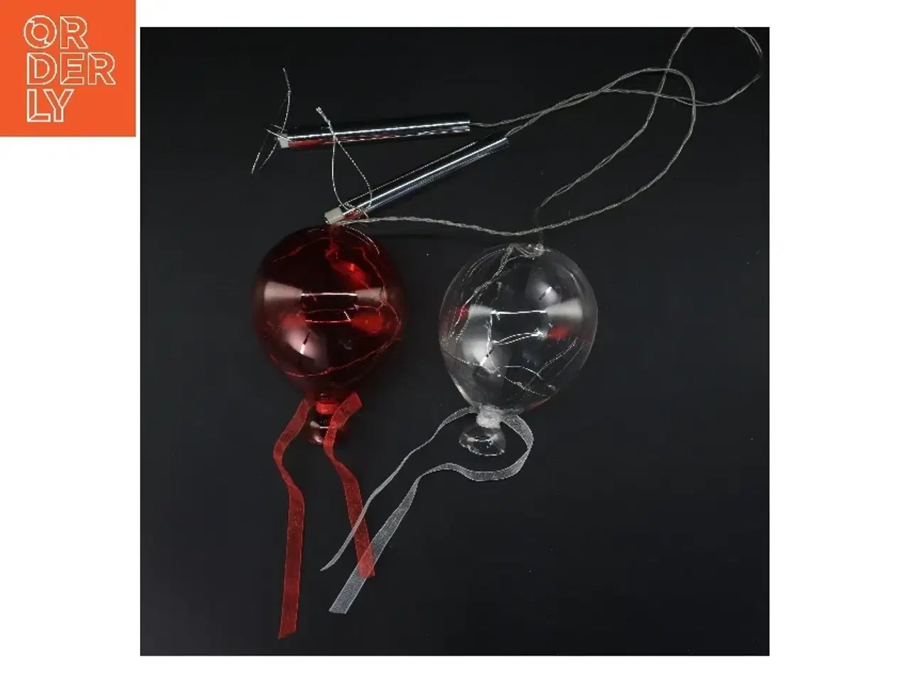 Billede 1 - Balloner i glas med LED-lys (str. 16 cm)