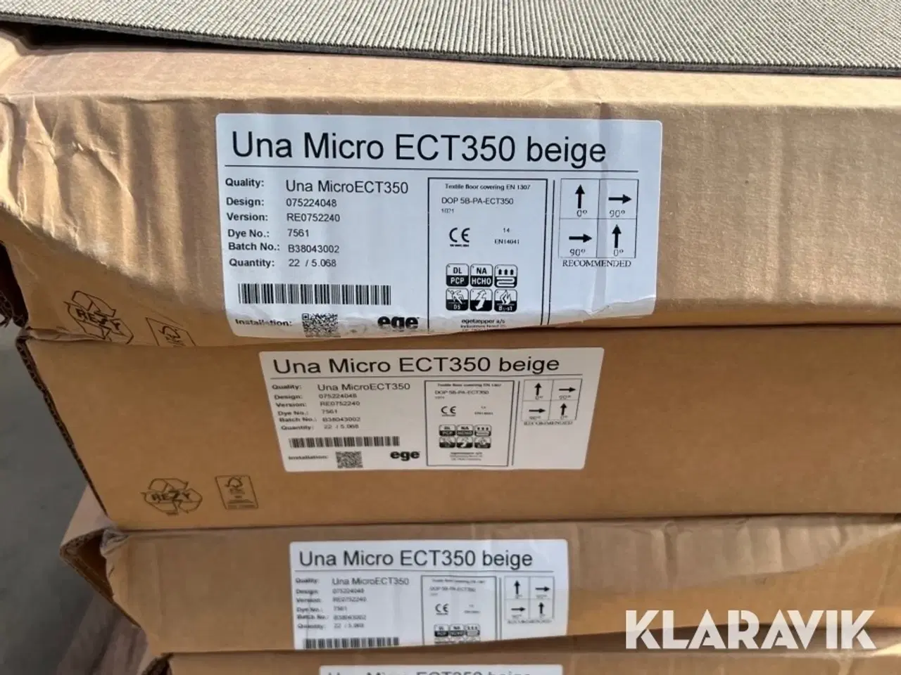 Billede 9 - Tæppefliser Ege 50,6 m2 beige