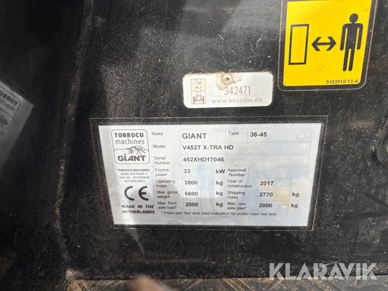 Billede 10 - Minilæsser Giant V452T HD X-TRA