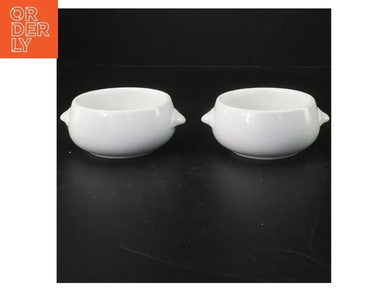 Billede 1 - Hvide porcelænsskåle fra Royal Copenhagen (str. 12x4 cm)