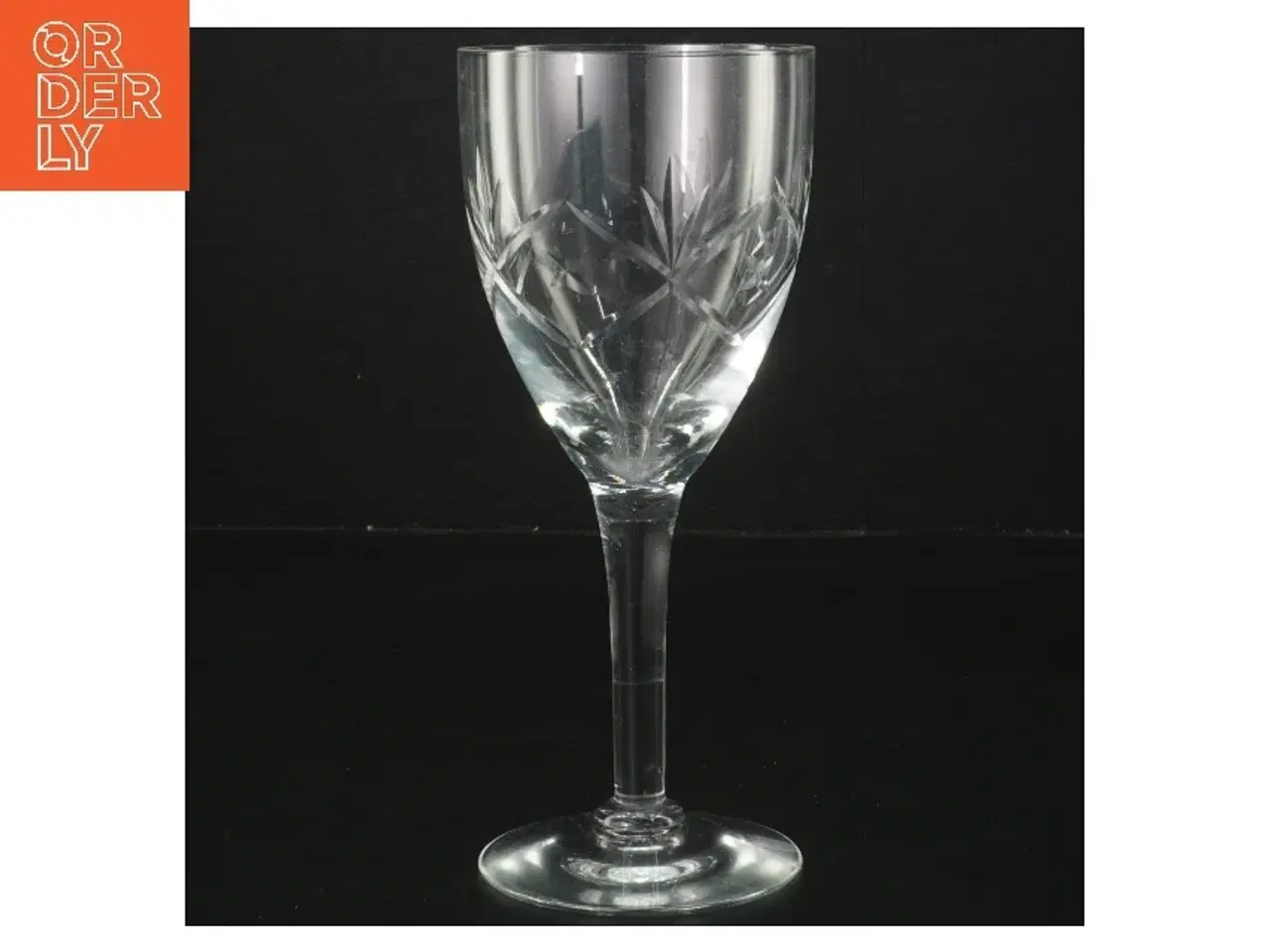 Billede 1 - Krystal vinglas (str. 18,5 cm)