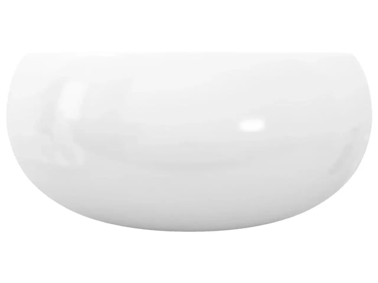 Billede 5 - Håndvask rund keramik hvid 40 x 15 cm