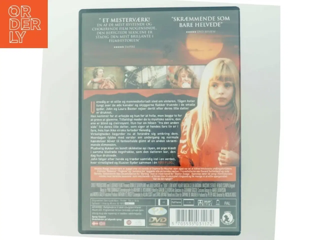 Billede 3 - Don't Look Now (Rødt Chok) med Donald Sutherland (DVD)