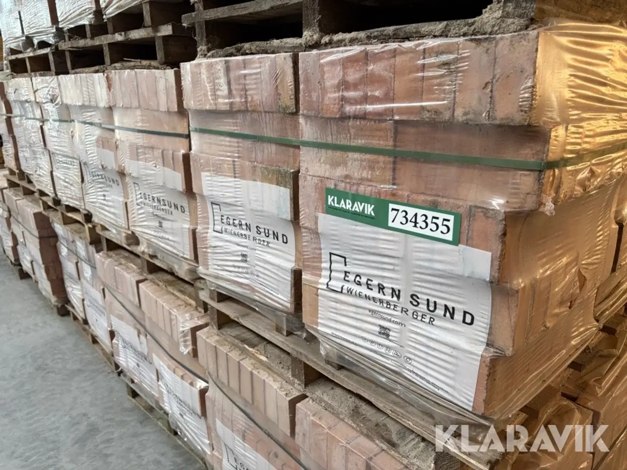 Billede 1 - Mursten Egernsund Savanne BS 2338A00M 25 paller - 8000 sten.