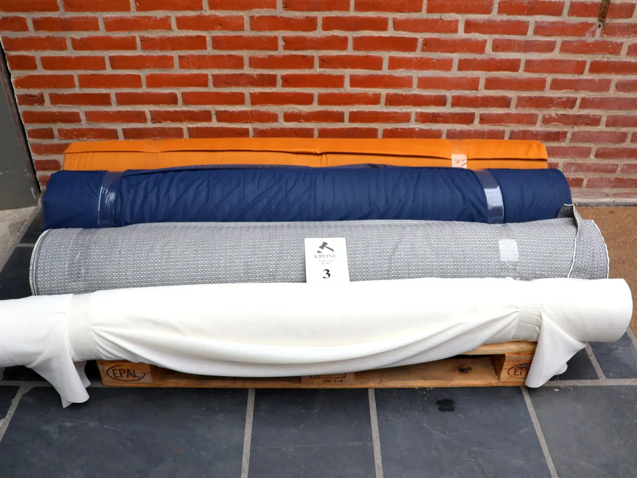 Billede 3 - 300 ruller metervarer - stof, foer..... sælges