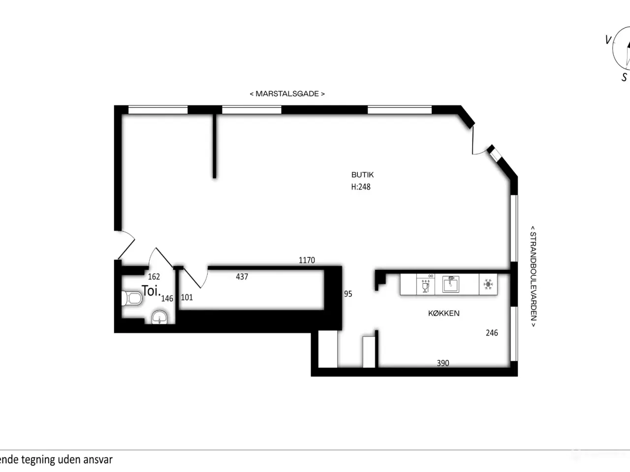 Billede 14 - Et butikslokale med sjæl, lys og plads til at skabe dit eget univers