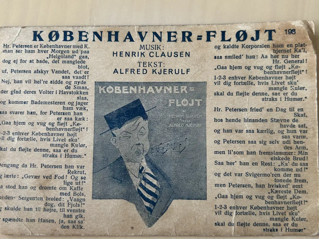 Billede 2 - Samling af retro sangkort og revy-kort (19 stk.)