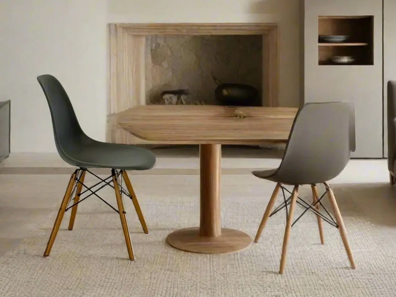 Billede 2 - Vitra Eames DSW Stol (56 Granite grey RE)