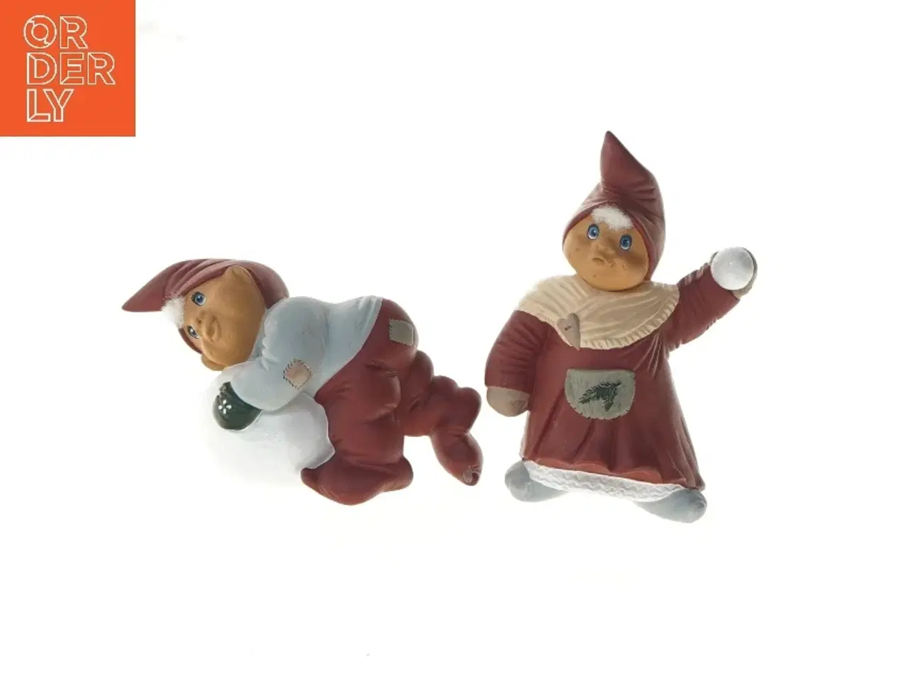 Billede 5 - Trip Trap nisser 2011 Lærke og Villads (str. 13,5 cm)