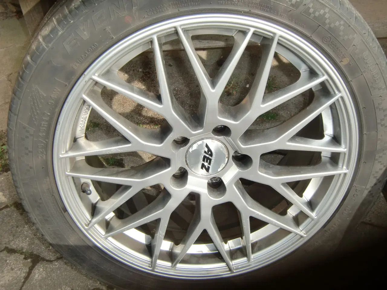 Billede 2 - 4 stk alufælge AEZ med dæk fra Peugeot 308