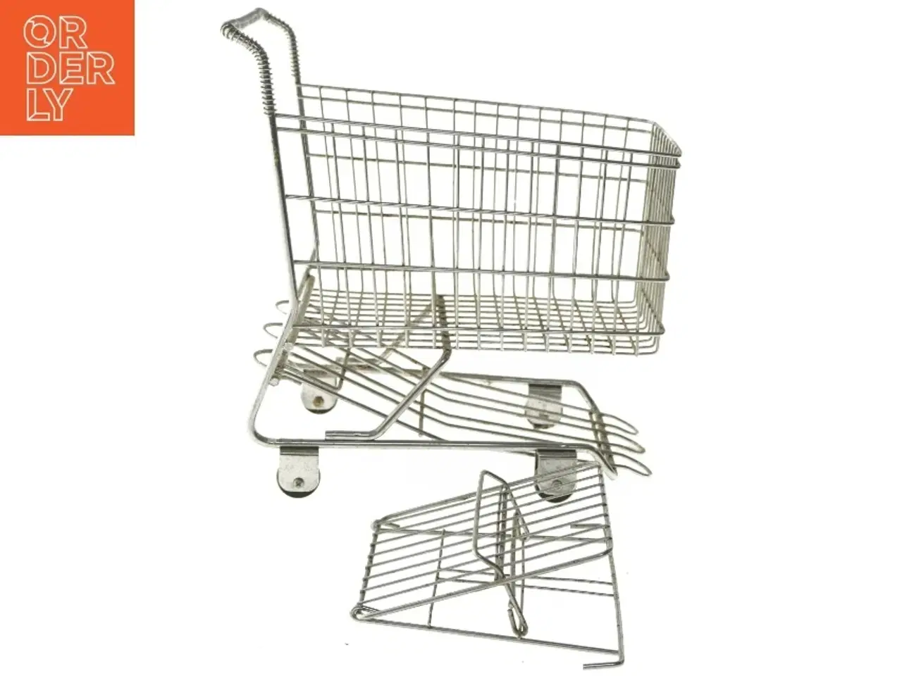 Billede 3 - Miniature indkøbsvogn (str. 27x31 cm)