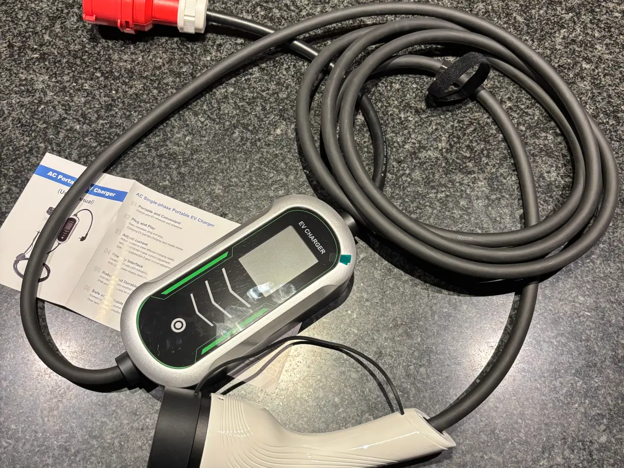 Billede 4 - Oplader til el-bil, 16A, 3 faser, til type 2