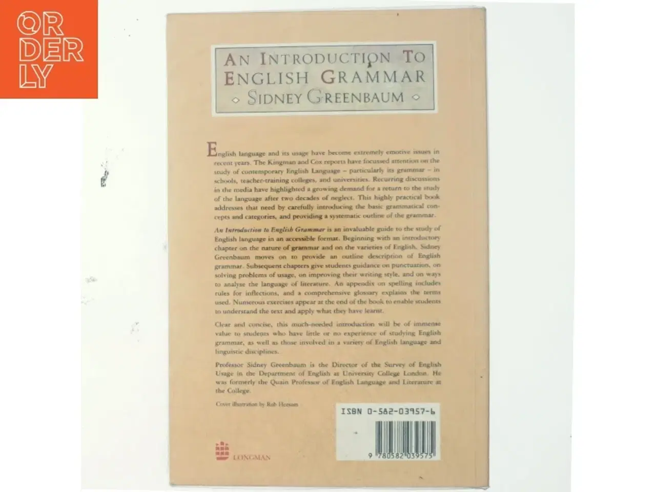 Billede 3 - An introduction to English grammar af Sidney Greenbaum (Bog)