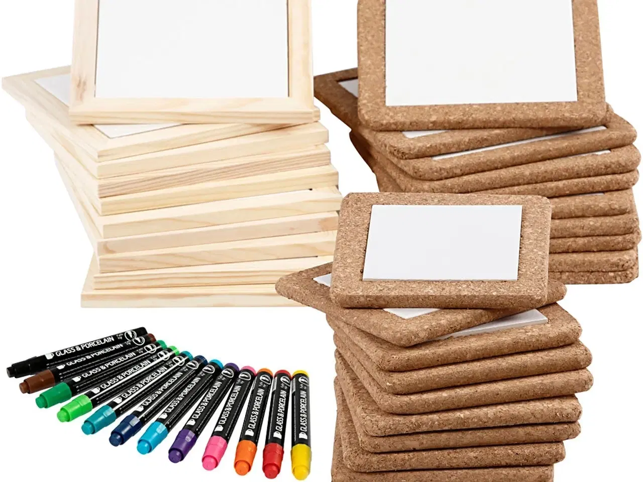 Billede 1 - Malbare bordskånere - 30 stk. sæt i farver