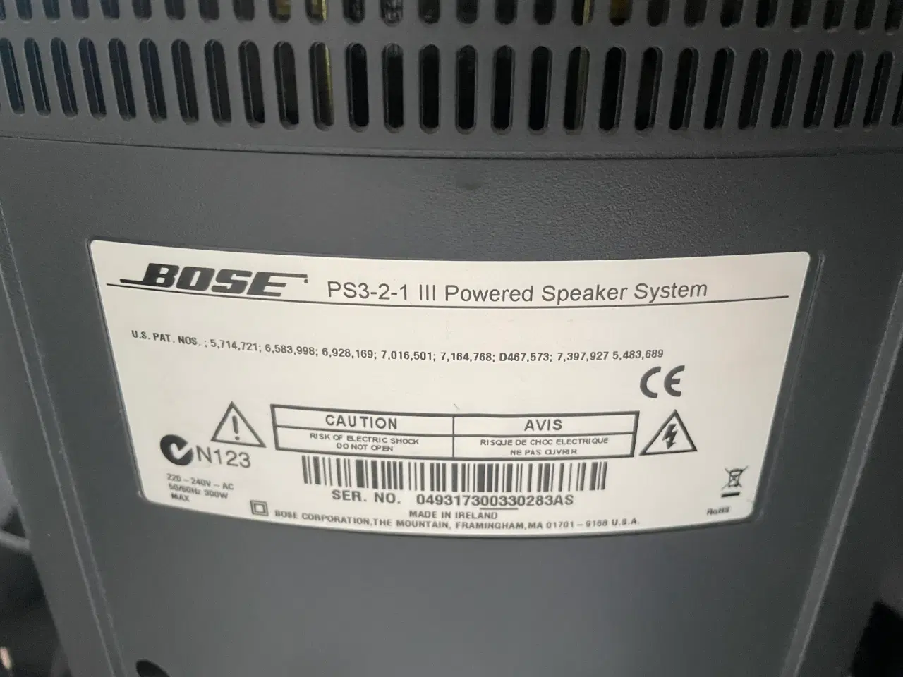 Billede 1 - Bose ps321 III Sound system