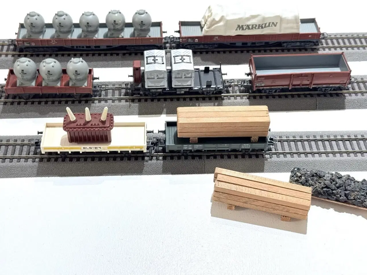 Billede 1 - Märklin godsvogne inkl gods