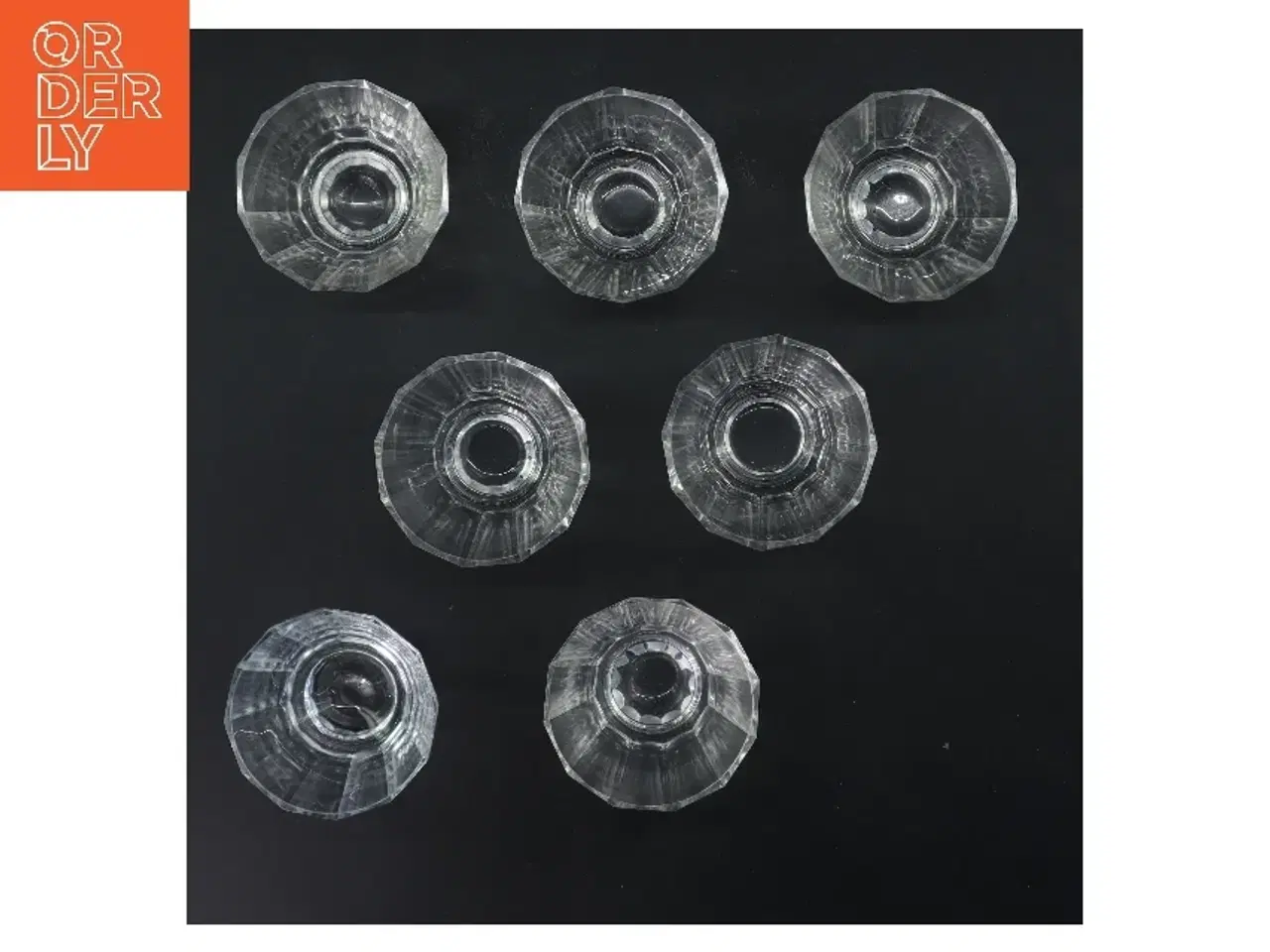 Billede 2 - Sæt af 7 glasskåle perfekte til desserter (str. 7 stk Ø 7,5 cm længde 7 cm)