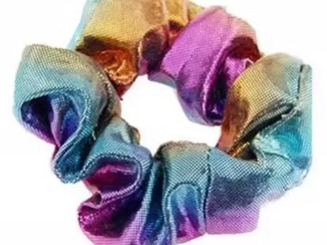 Billede 10 - Smuk scrunchie hårelastik med gradient glimmer eff