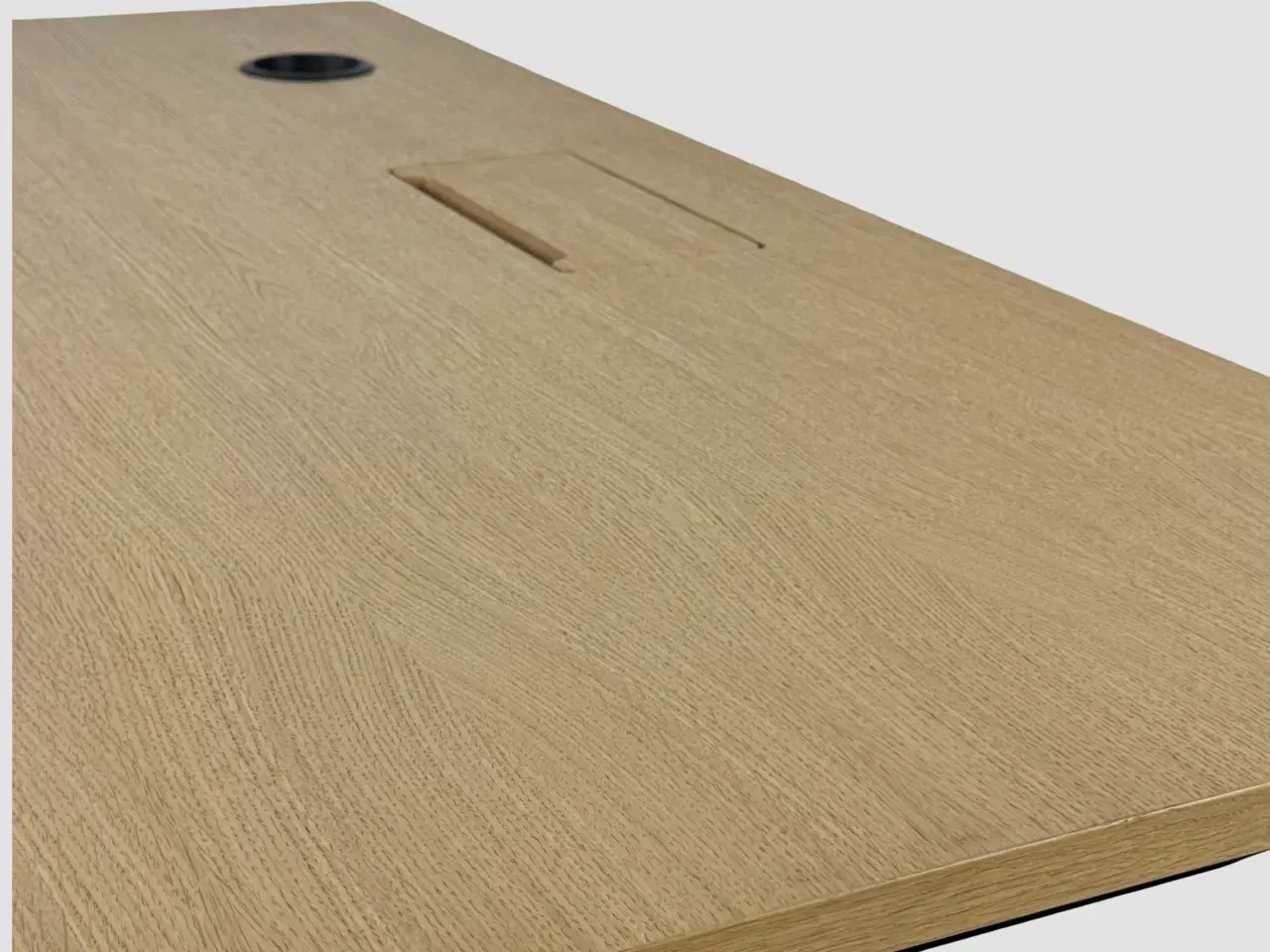 Billede 7 - Linak Hæve/sænkebord – Natur/Sort Stel 140x80 cm