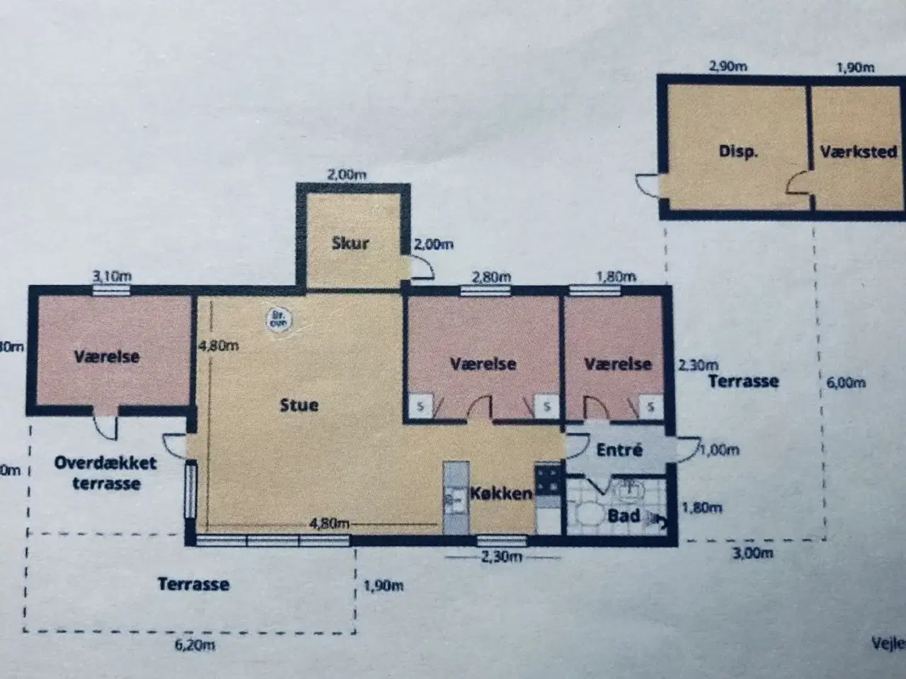 Billede 4 - Bedste beliggenhed t�t ved vandet, skoven og havnen i �sterby, L�s�
