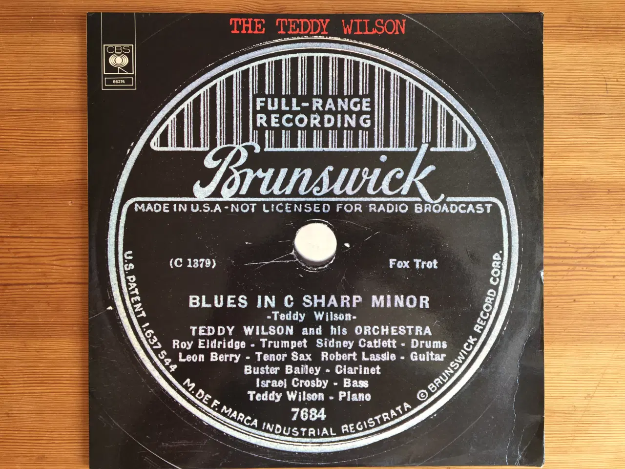 Billede 1 - Teddy Wilson, Blues In C Sharp Minor (2 LP)