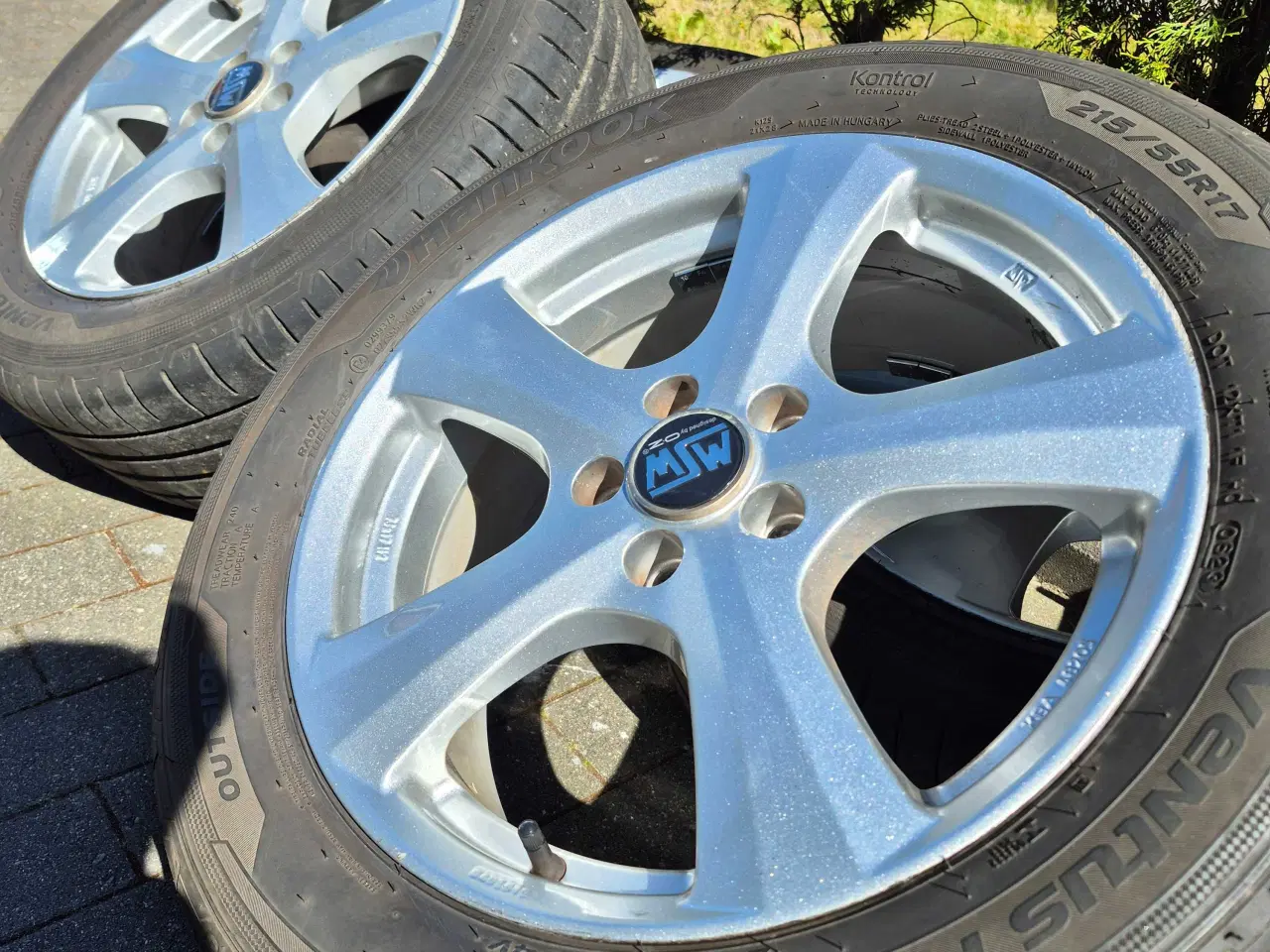 Billede 14 - Alufælge 215 55 17     5x108   Hankok 2023  6.5 mm