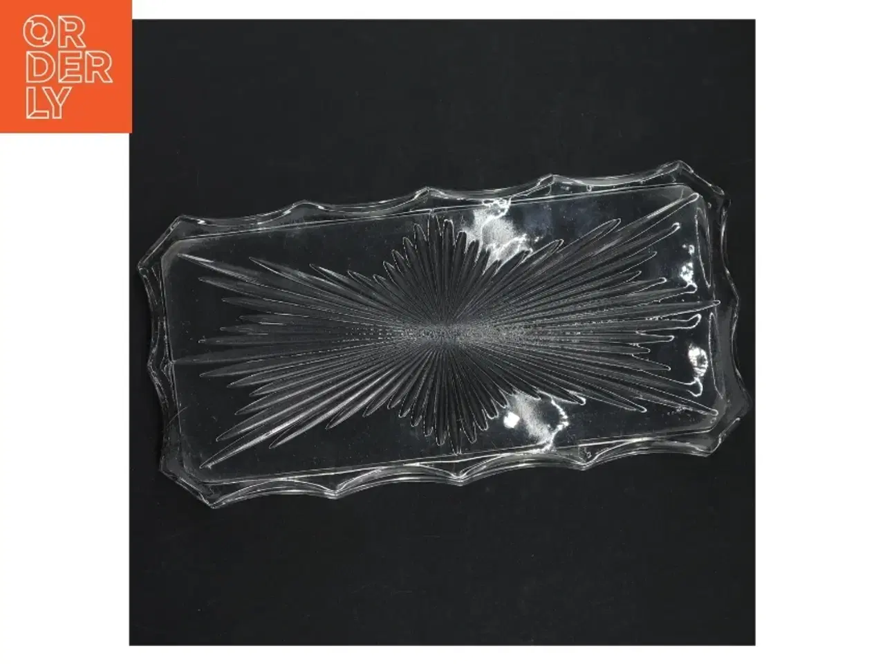 Billede 3 - Glasfad (str. 22 x 11 x 2 cm)