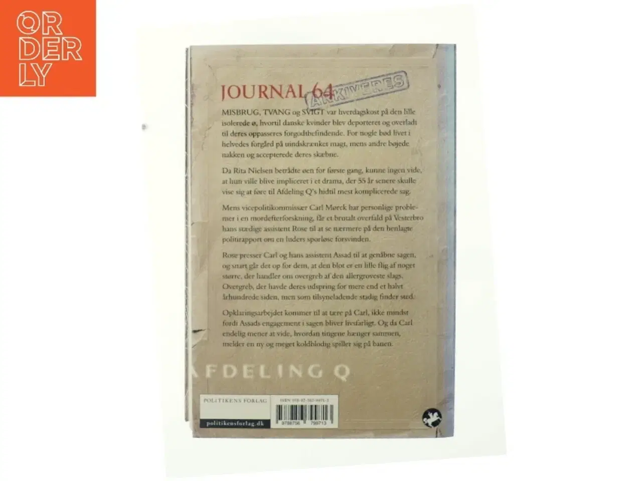 Billede 3 - Journal 64 af Jussi Adler-Olsen (Bog)