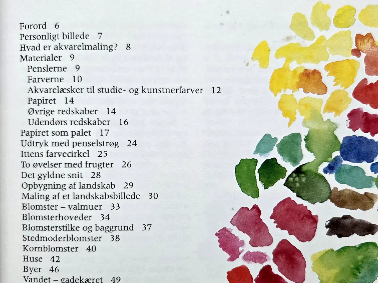 Billede 2 - Bøger om at male akvarel og andre male-projekter