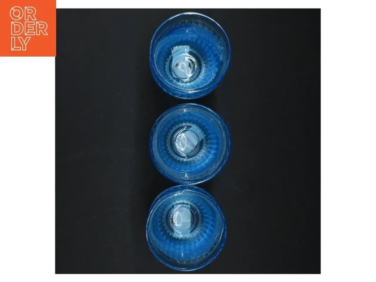 Billede 3 - Blå glas (str. 9,5 cm)
