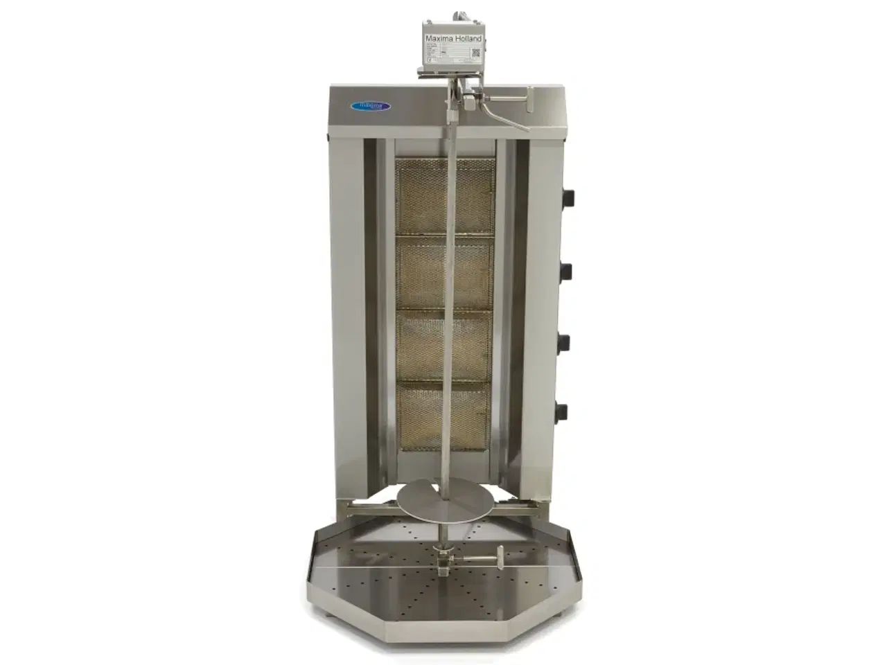 Billede 2 - Døner / Shawarma grill – 4 brændere – 50 kg