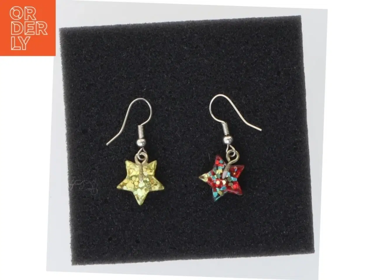 Billede 3 - Håndlavede øreringe (str. 1 cm)