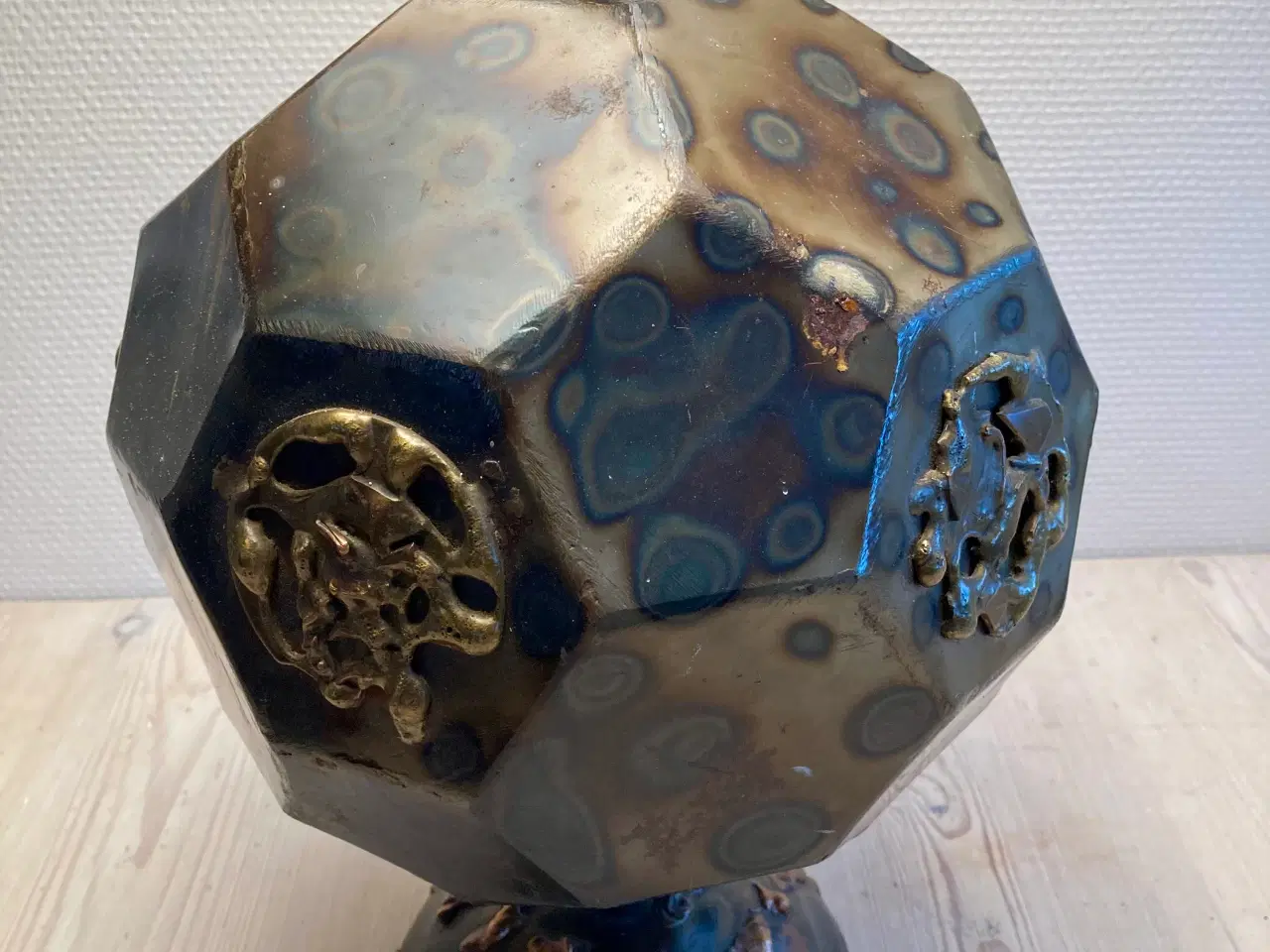 Billede 2 - Unik vintage kunst bordlampe, 60 cm høj