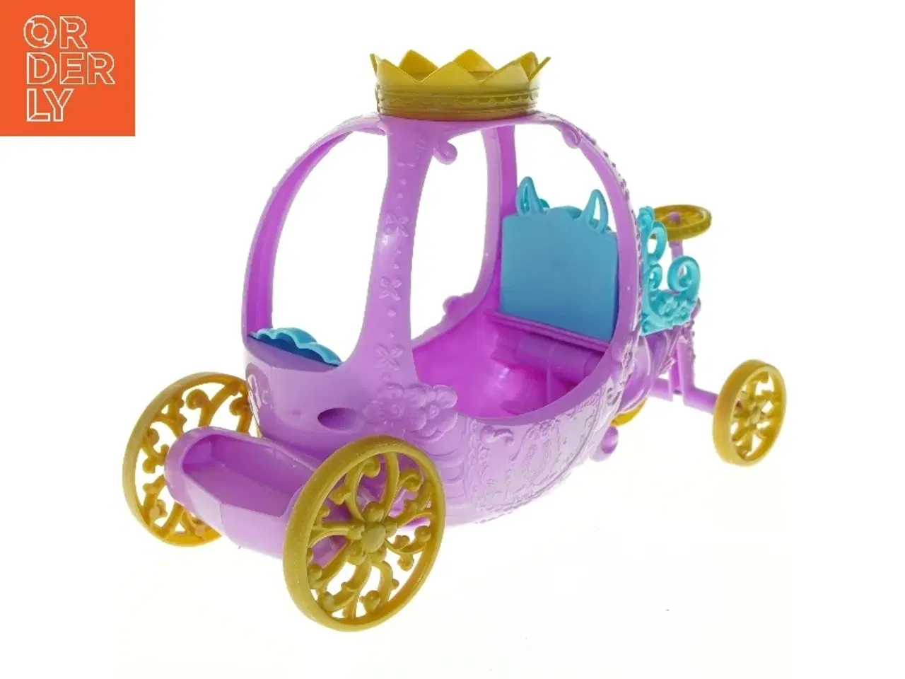 Billede 2 - Prinsessekaretøj (str. 32 x 21 cm)