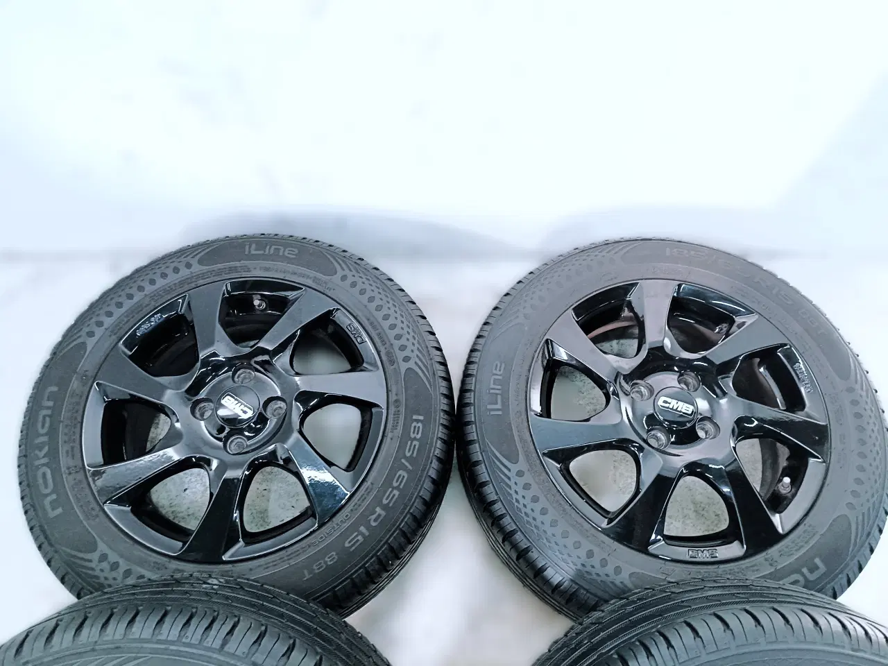 Billede 4 - 4x100 15" ET50 nav 67,5ø CMS sommersæt inkl.TPMS