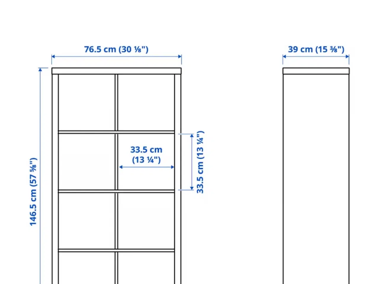 Billede 4 - Kallax Ikea reol