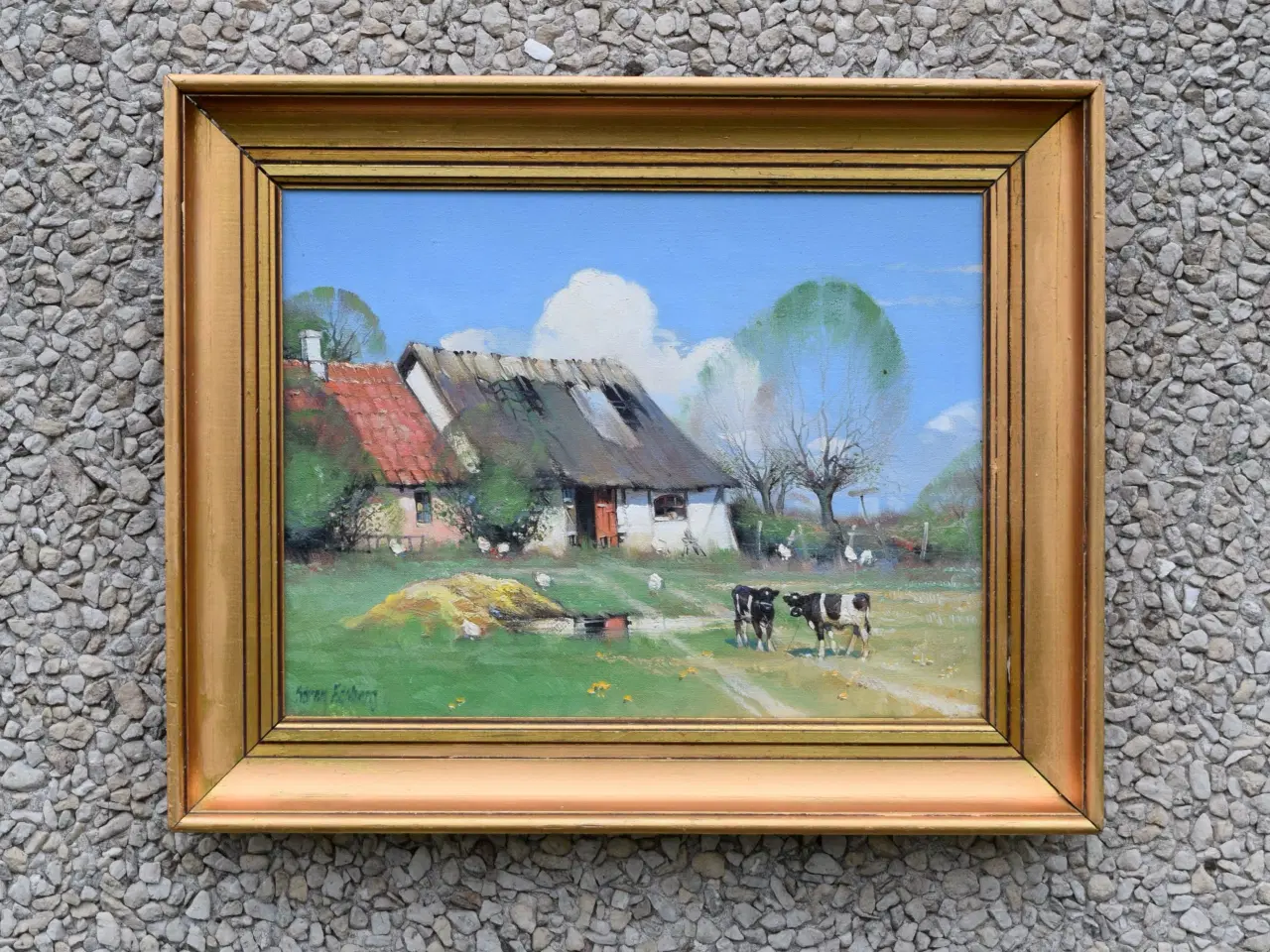 Billede 3 - Maleri af Søren Edsberg (f.1945-)
