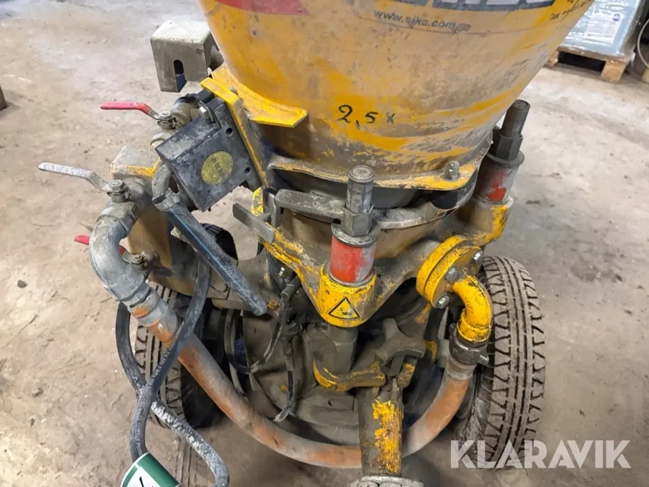 Billede 11 - Beton sprøjte Aliva SIKA 246.5 med slange