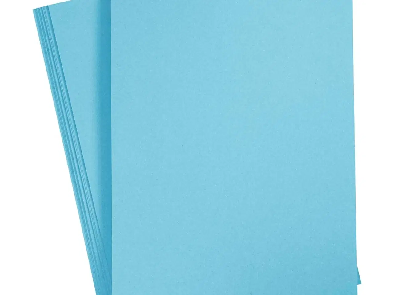 Billede 1 - Lyseblå A4 Karton 220g - 10 stk. til kreative projekter