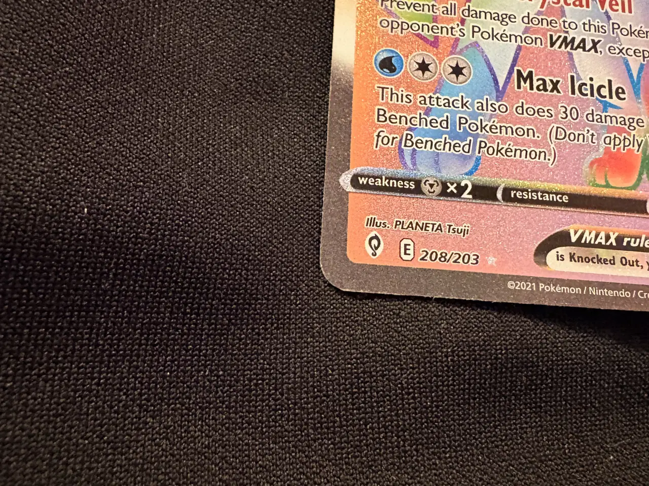 Billede 2 - Pokemon Glaceon Vmax - 208/203 Evolving Skies Rain