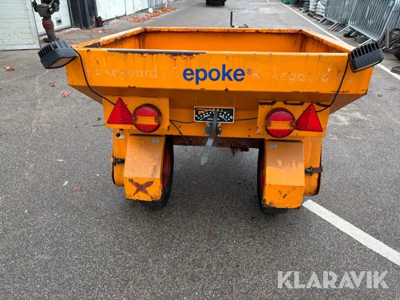 Billede 4 - Valseudlægger Epoke SKE8 med trækstang