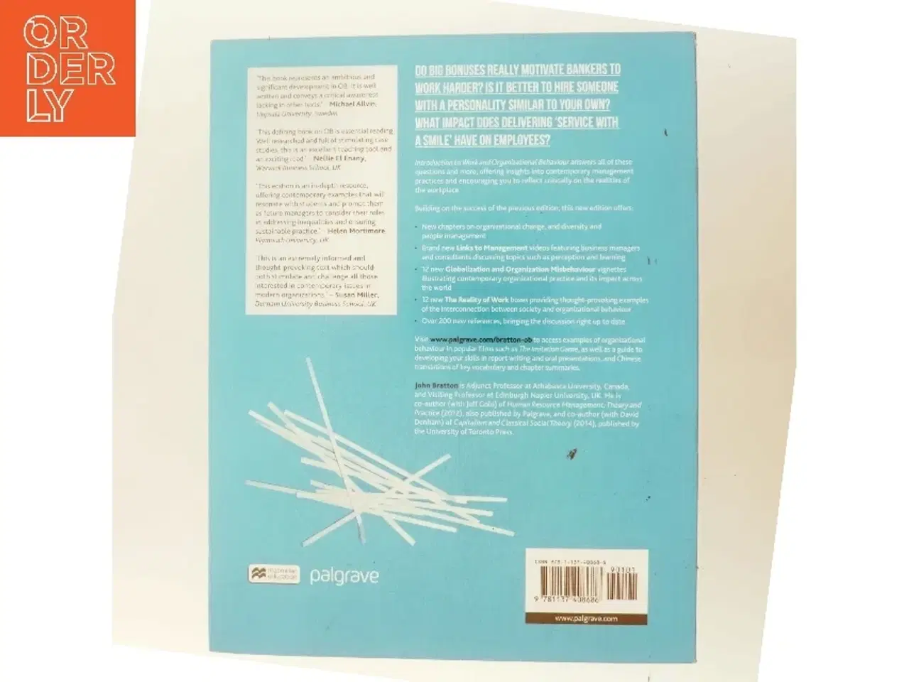 Billede 3 - Introduction to work and organizational behaviour af John Bratton (Bog)