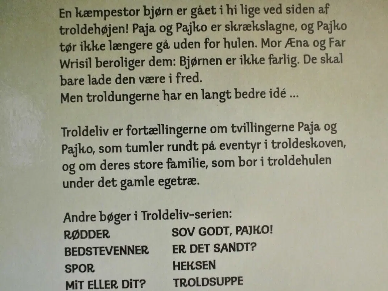 Billede 2 - troldeliv 10 - brunpels , af sissel bøe og peter m